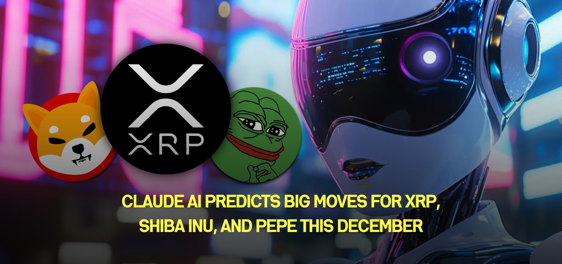 Claude AI Predicts Big Moves for XRP, Shiba Inu, and PEPE This December